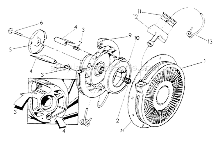 Page D Diagram and Parts List for 0602-0  Briggs and Stratton Pressure Washer